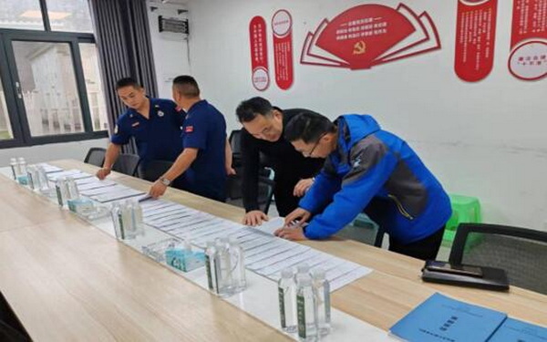 加强前置物资检查  确保应急物资保障到位